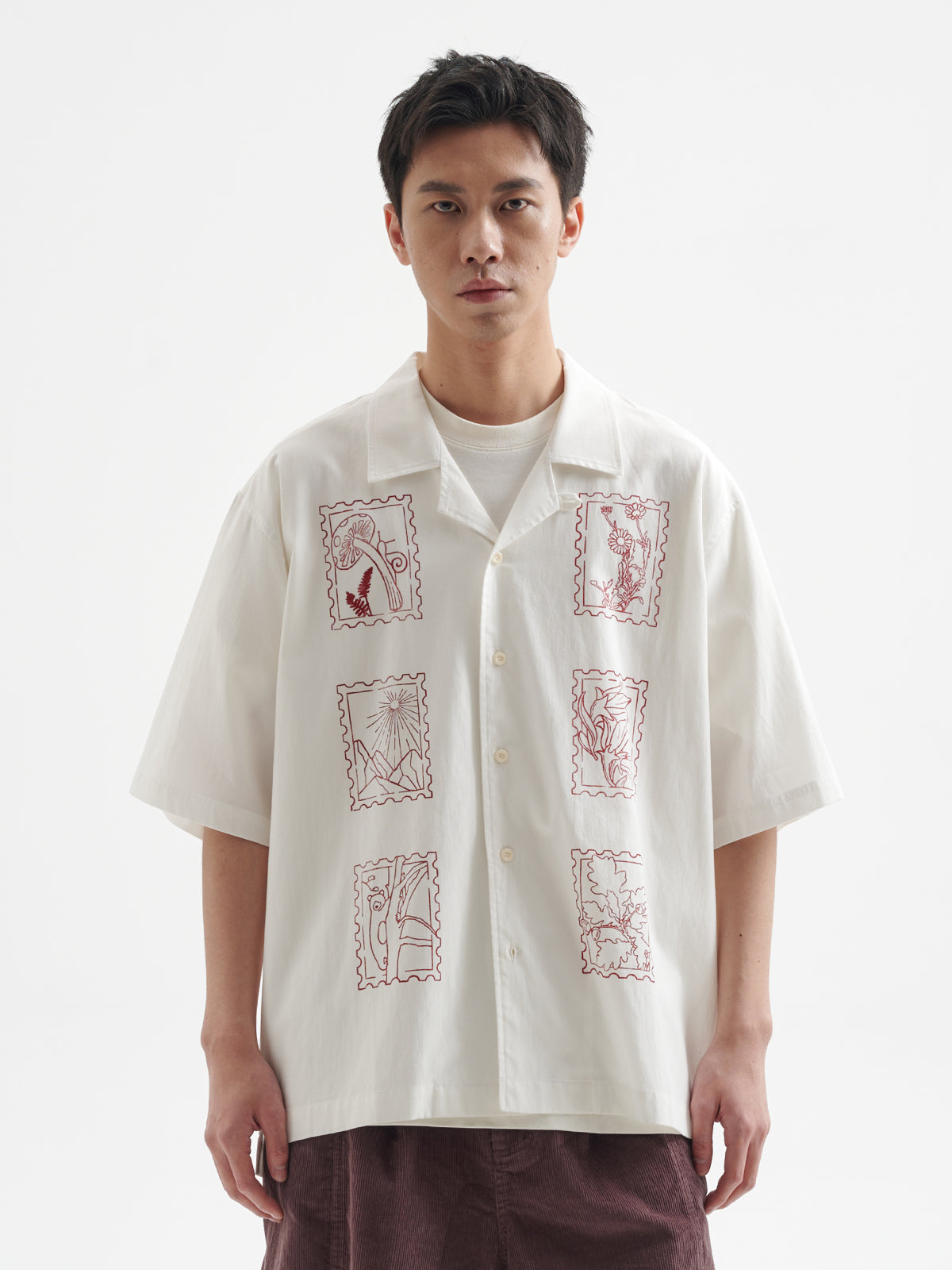 BUTTBILL 25SS Non-sensory water pulp cuban collar shirt