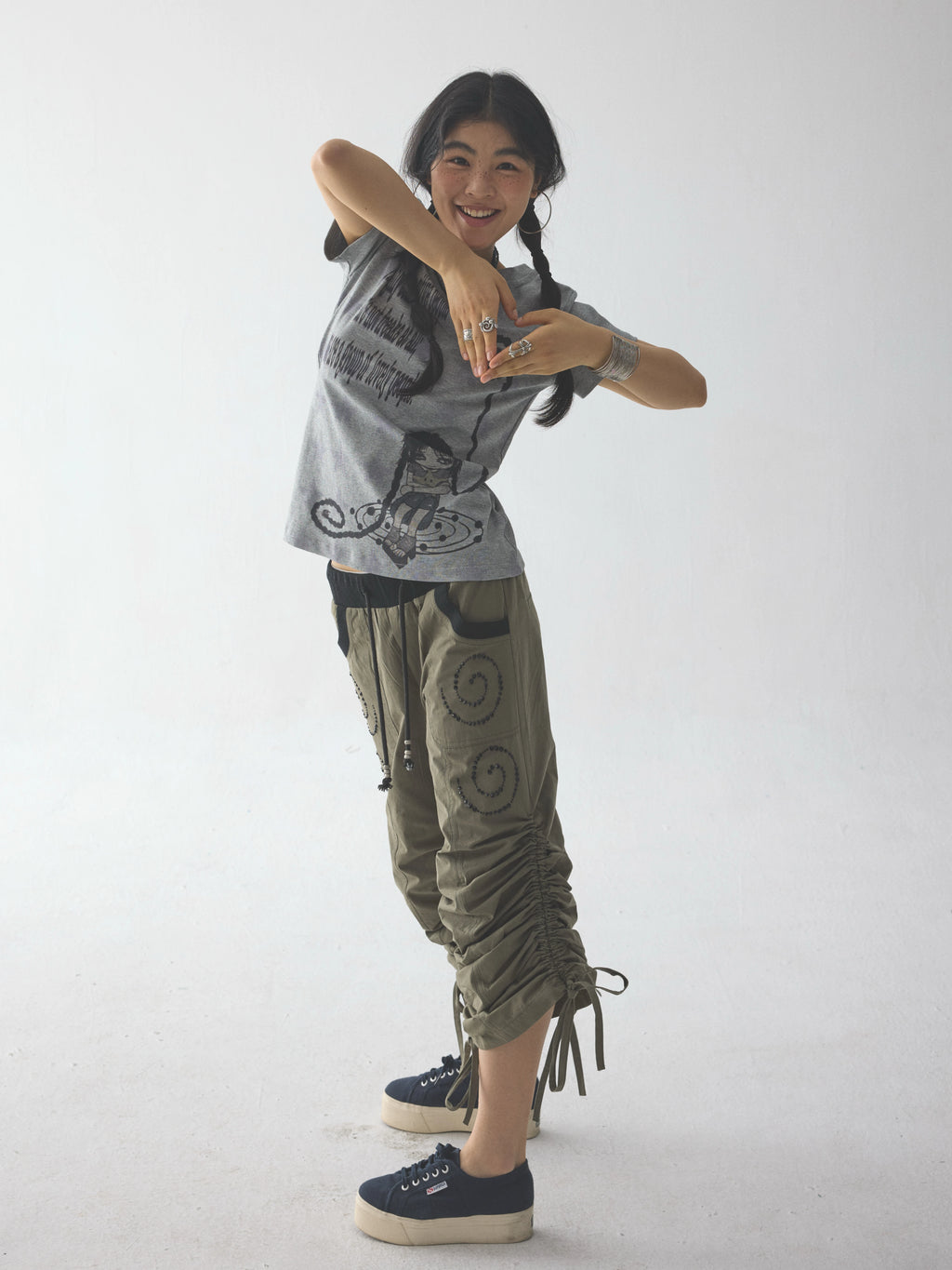 In Two Twos Front Shoulder Micro Loose Tee