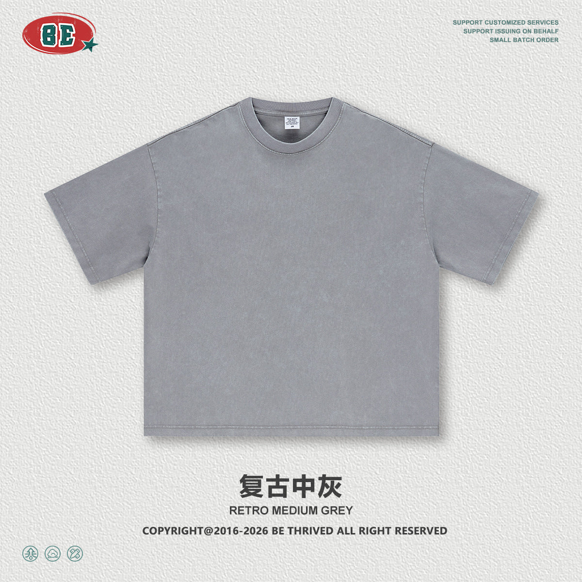 BE Retro Old Loose Casual Tee