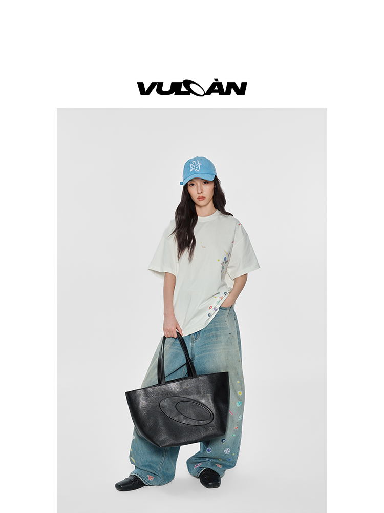 VULCAN Corduroy Embroidered Two-color Cap