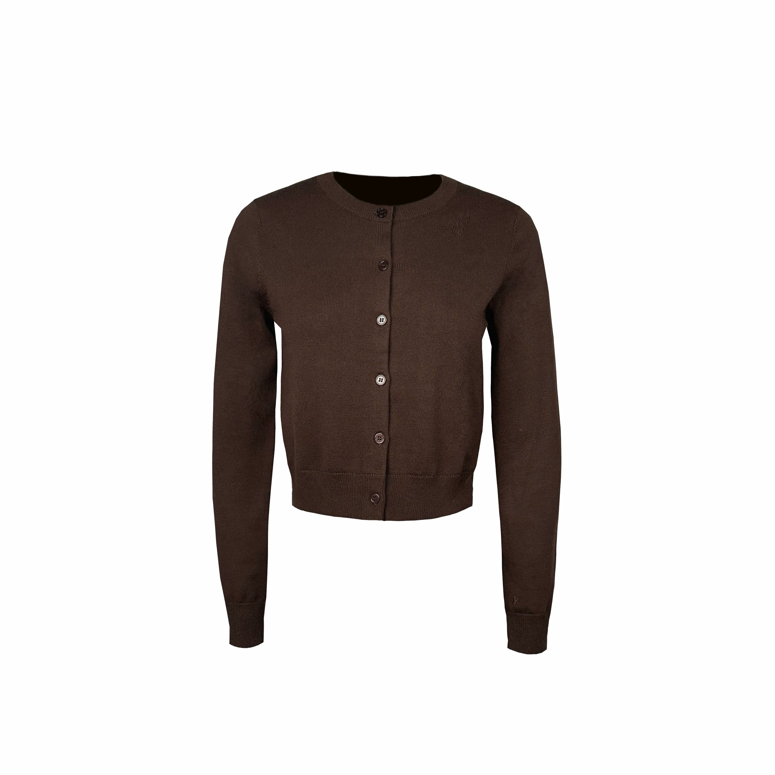 Jim Kennet Slim-Fit Short Knitted Sweater Cardigan