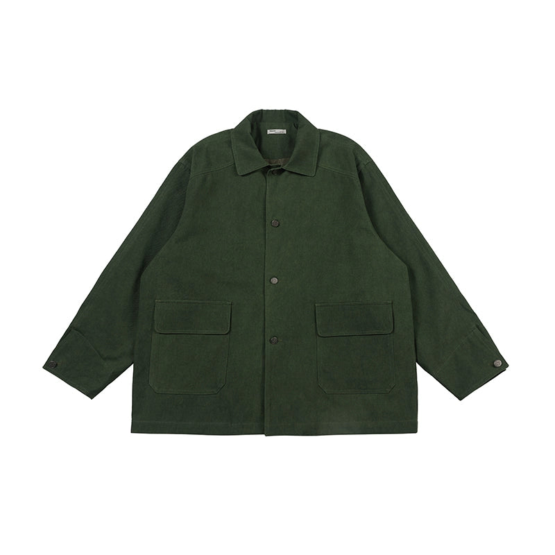 NOEARS Japanese Retro Loose Casual Tooling Jacket