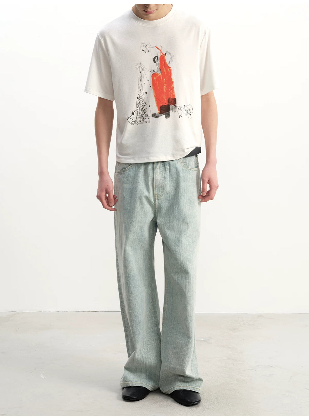 JCAESAR Digital Direct Injection Printing Loose Tee