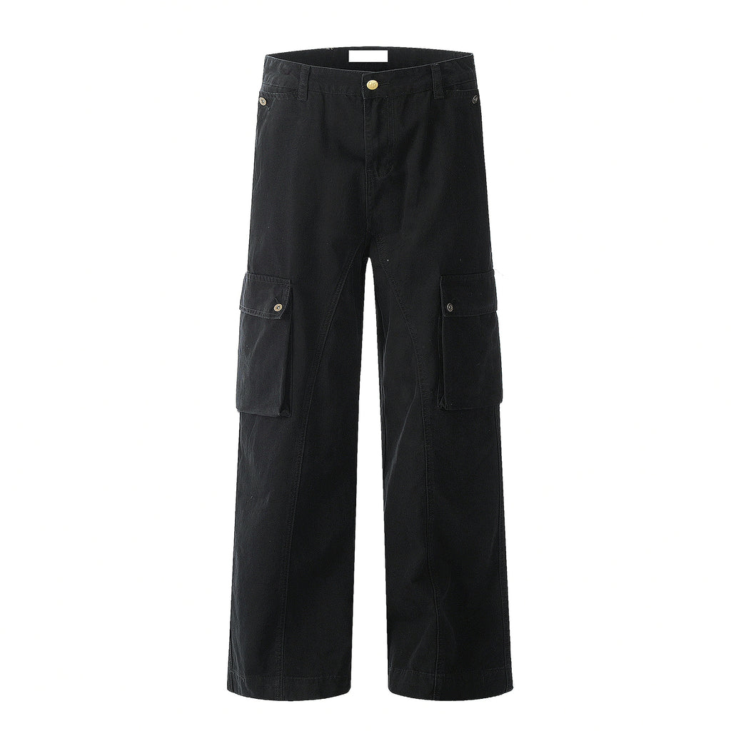 MICHINNYON Vintage Tooling Straight Versatile Casual Pants