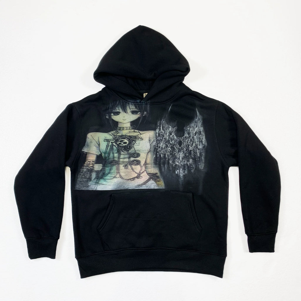 WEBBAR Acid Metal Girls Fleece Thick Sweater