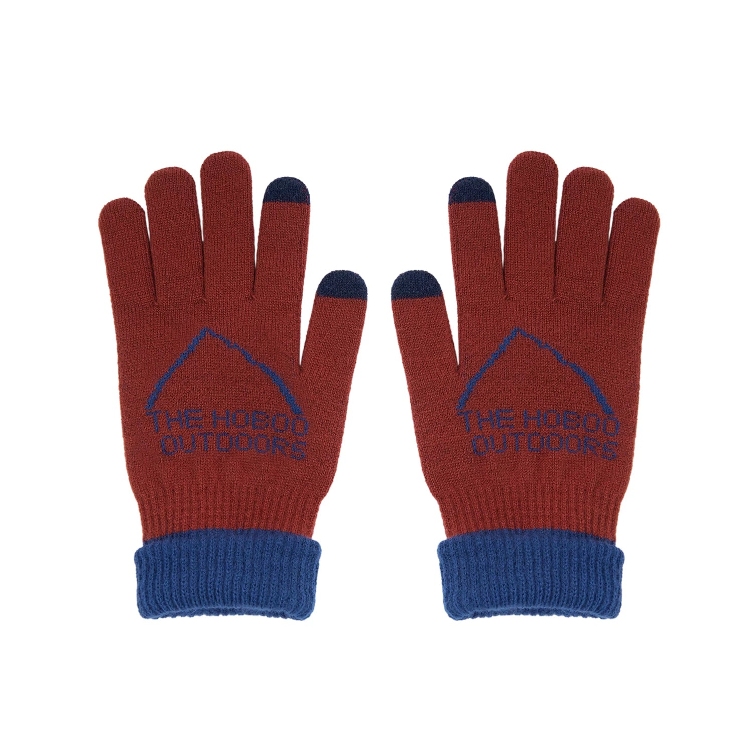 THE HOBOO Outdoor Riding Jacquard Knitted Wool Gloves
