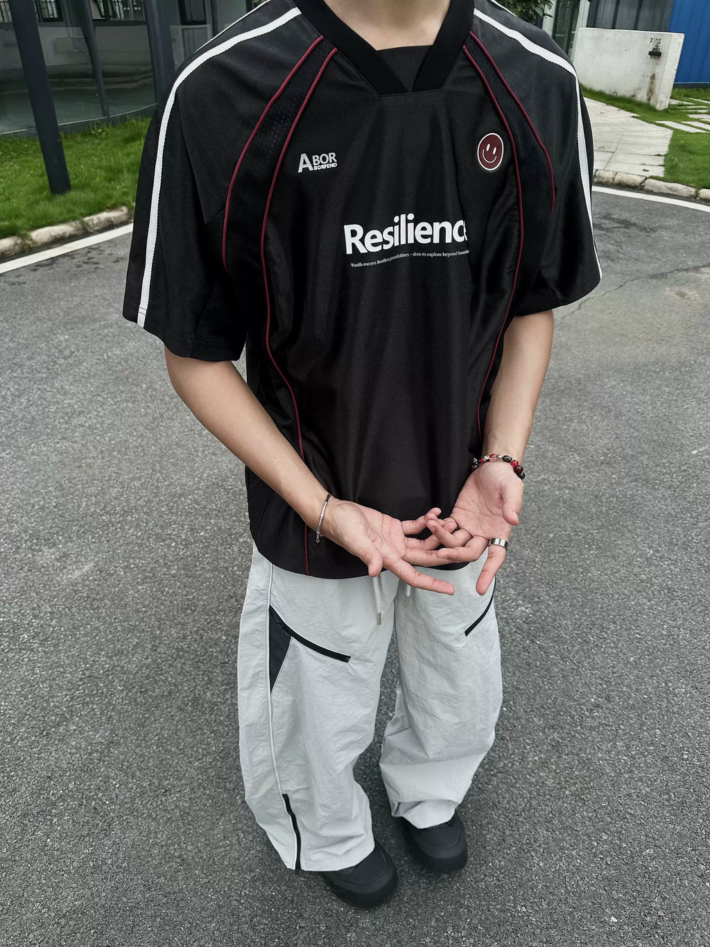 BeOurRule Retro Sports Wind Loose Tee