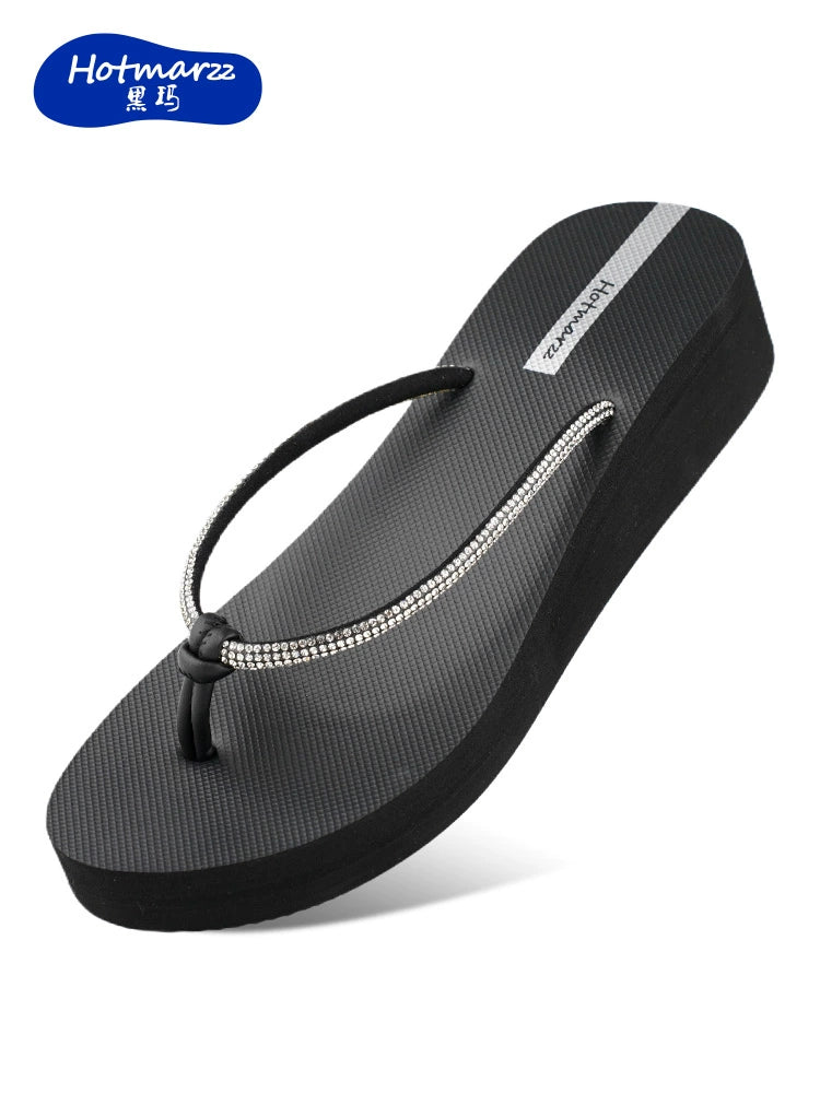Hotmarzz Wear-resistant Beach Thick-soled Flip-flops