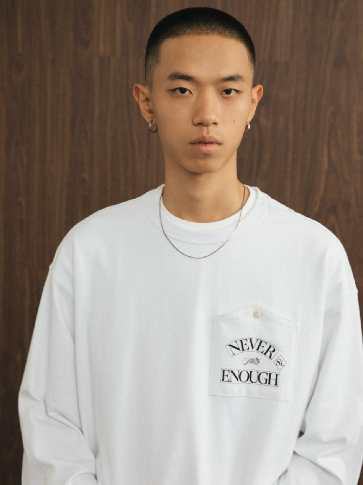 SUPERTOFU Vintage Threaded Cuffs Long Sleeves