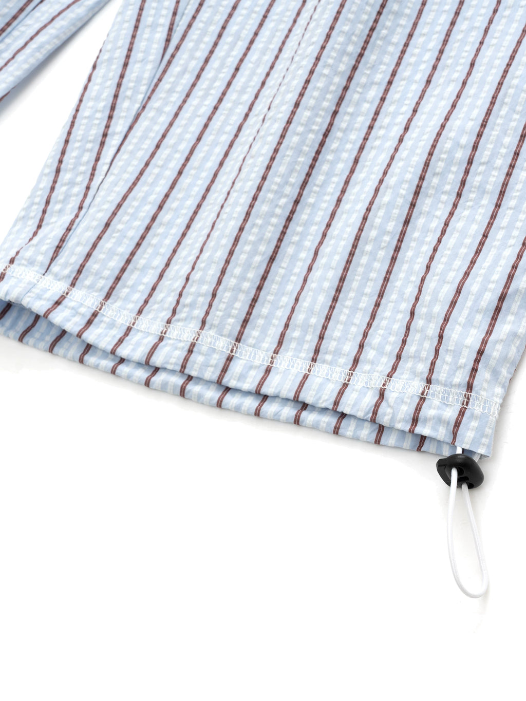 BENT IDEA Embroidered Vertical Striped Loose Casual Drawstring Trousers