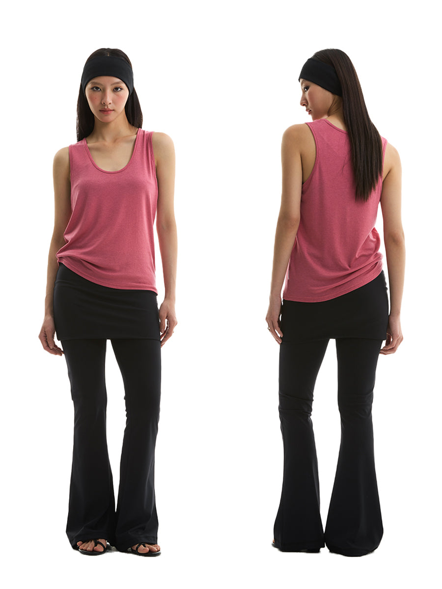 FUNKYFUN Tencel Light and Comfortable Tank Top