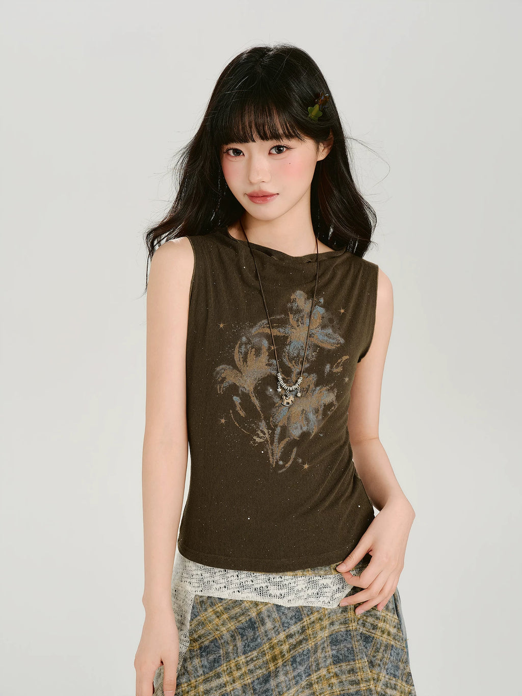 Girlyhalo Retro Hot Diamond Slim Tee