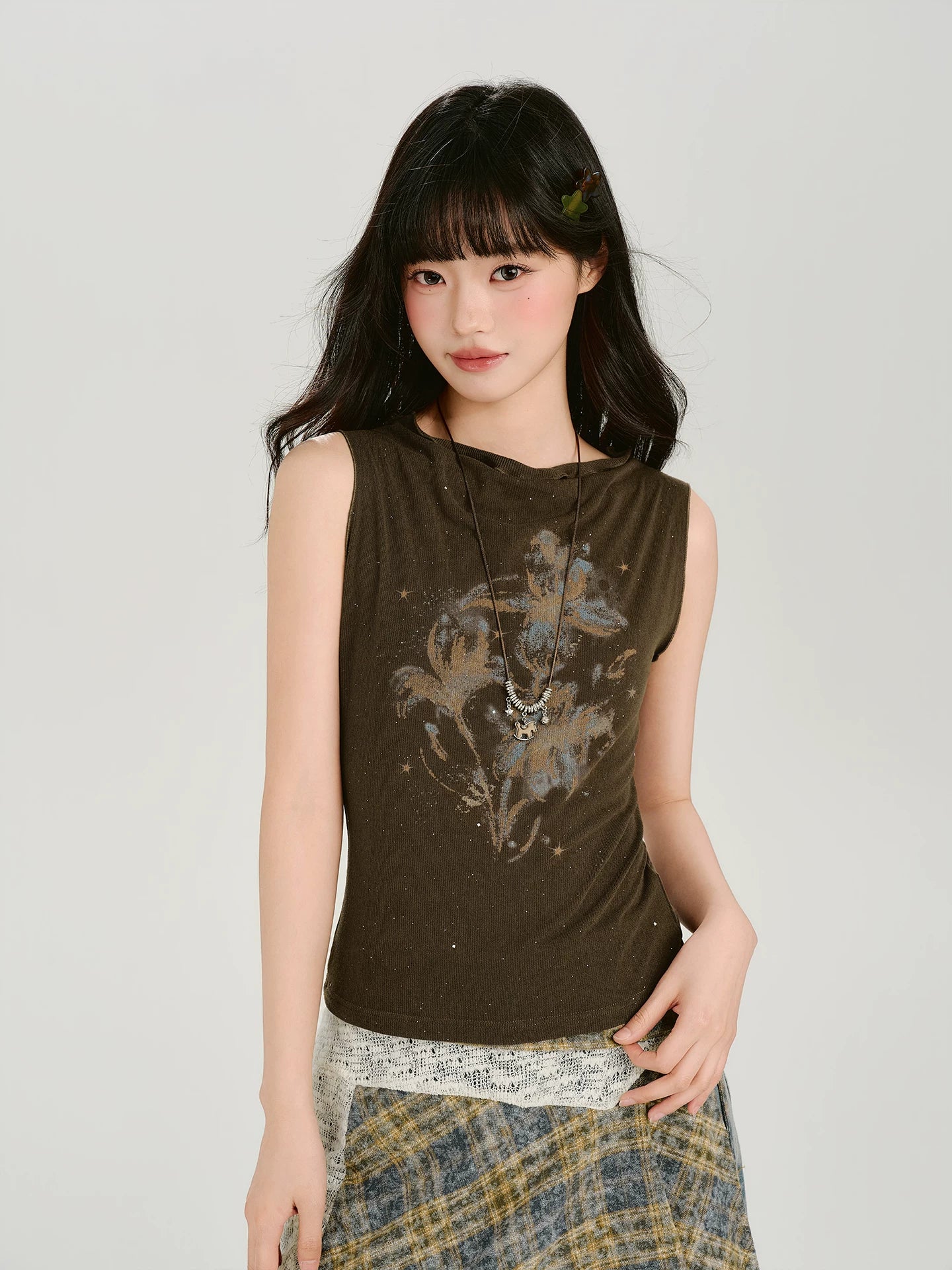 Girlyhalo Retro Hot Diamond Slim Tee