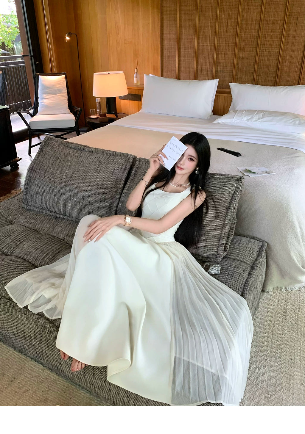Barb Chill Sleeveless Skirt Long Skirt