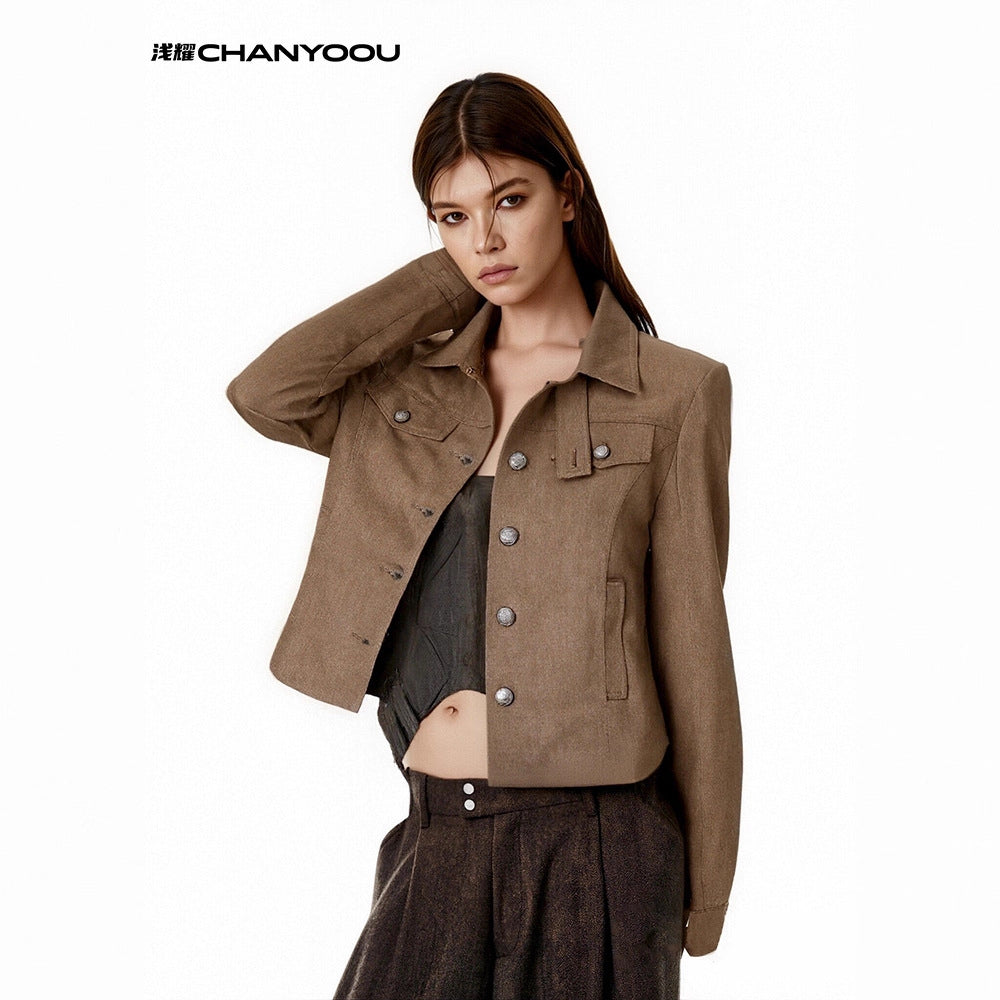 CHANYOOU Vintage Shoulder Jacket