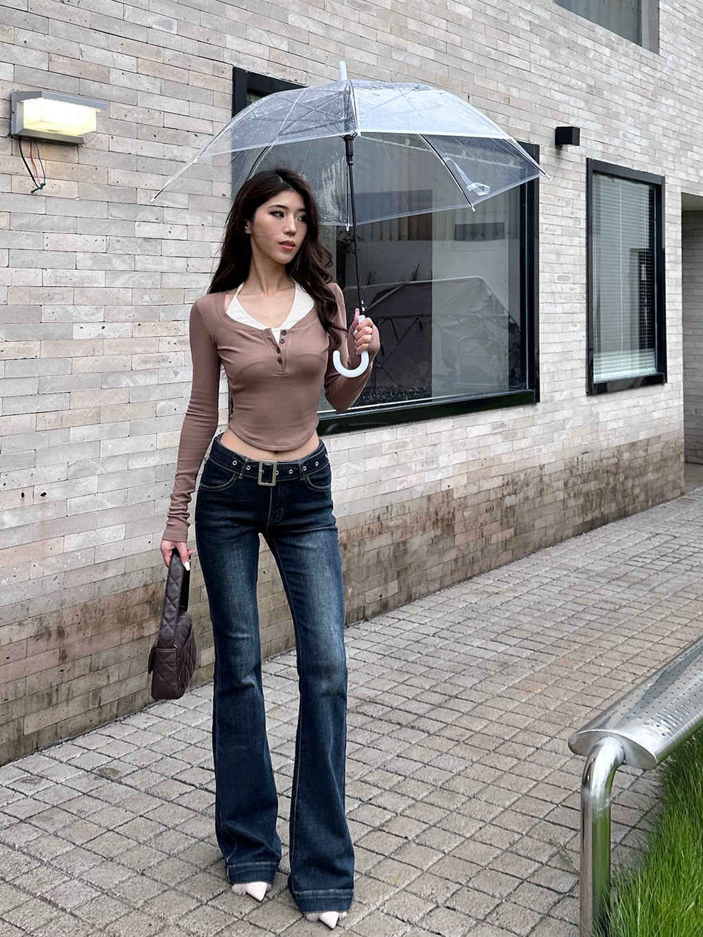 LLROGE Vintage Skinny Slim Jeans