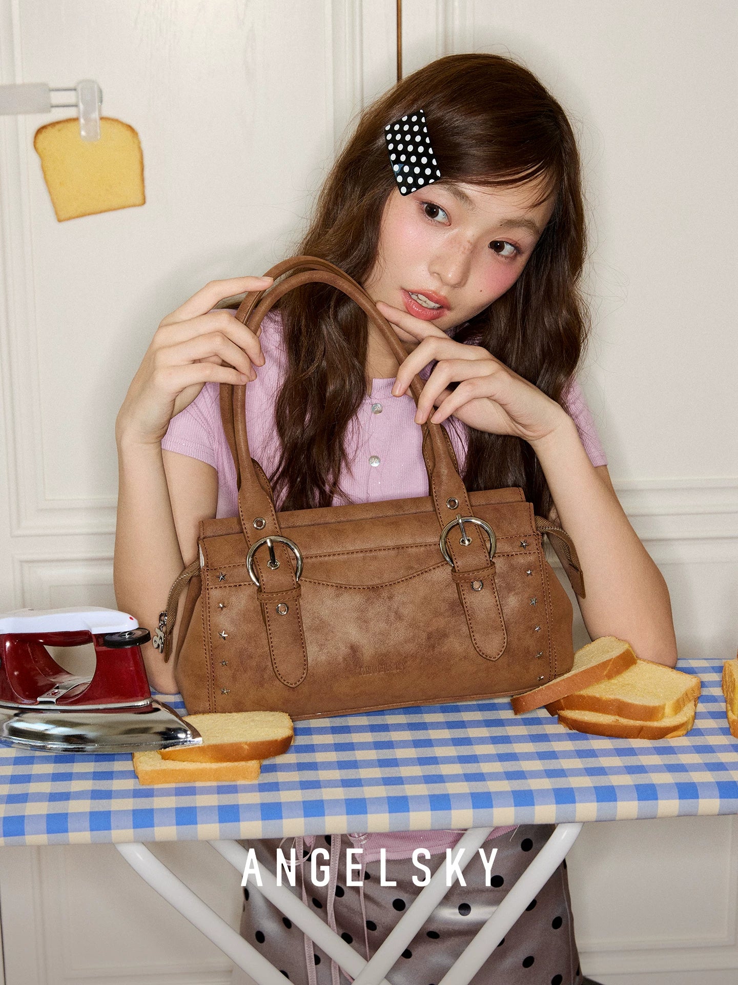 ANGELSKY Retro Shoulder Armpit Bag