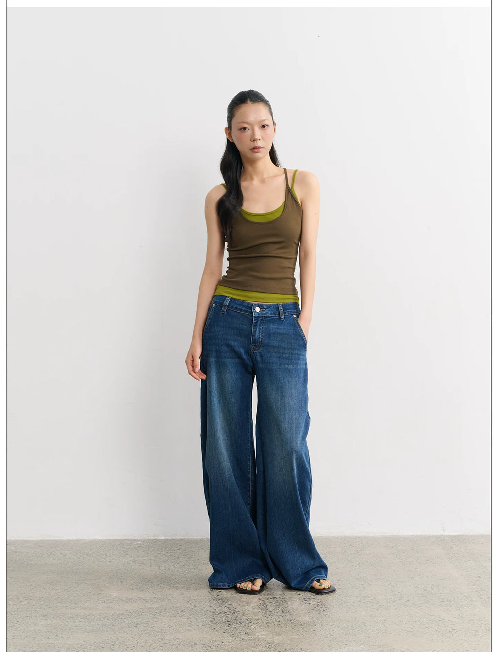 LINY LIBERTY Vintage Skinny Versatile Straight Jeans