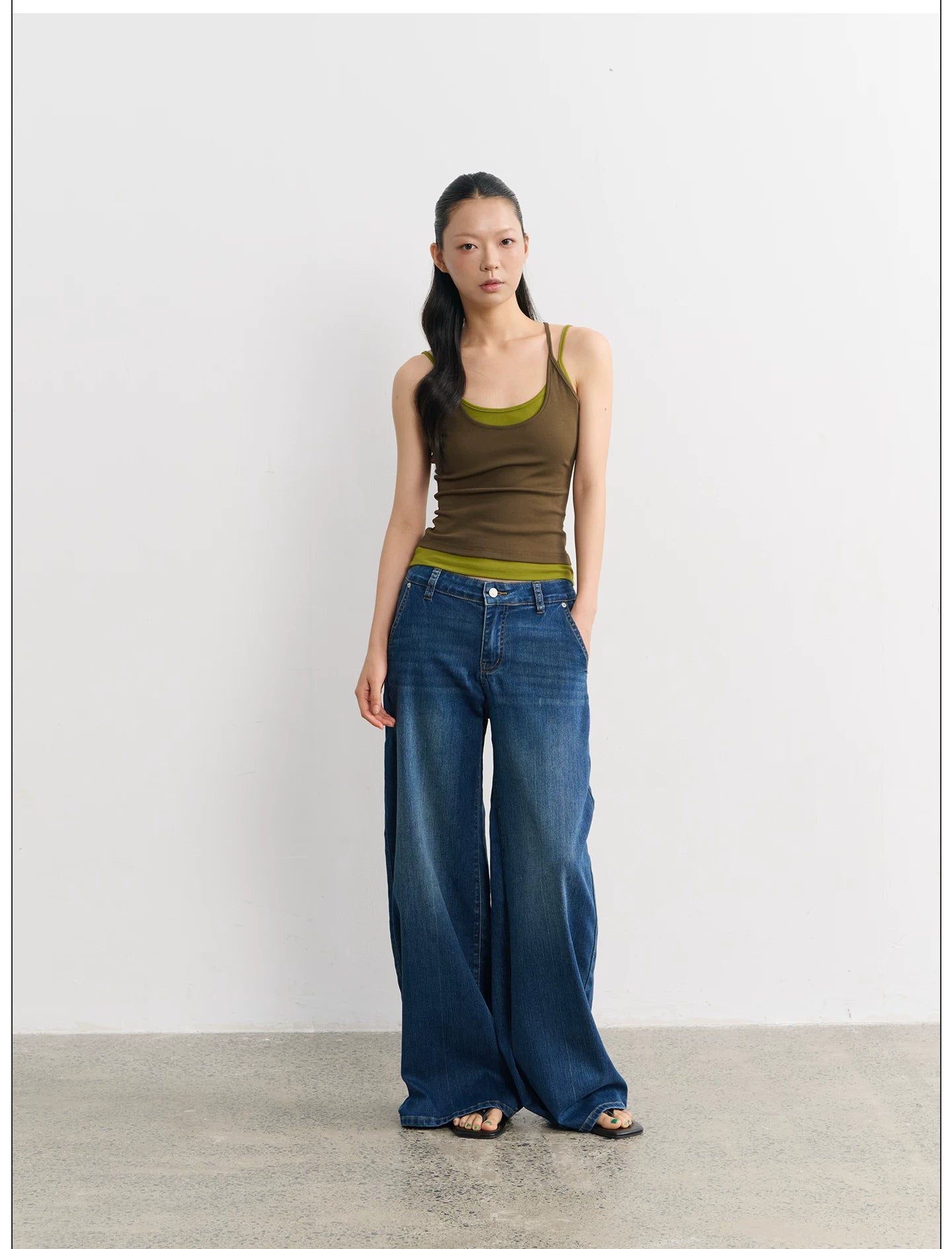 LINY LIBERTY Vintage Skinny Versatile Straight Jeans