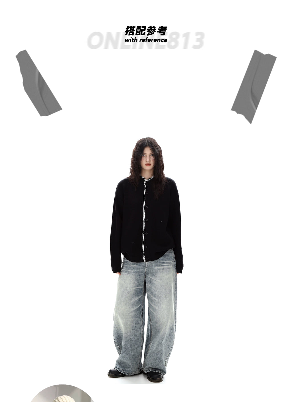 CHOIZE Vintage Casual Knitwear Jacket