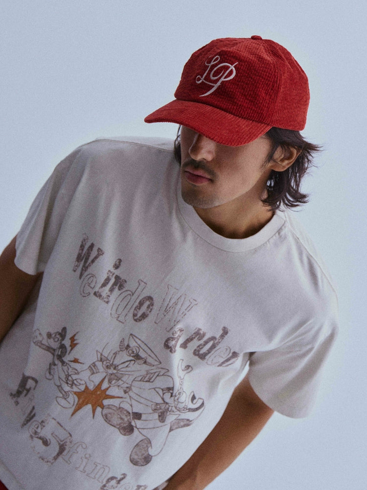 LIBERAFIT Corduroy Embroidered Baseball Cap