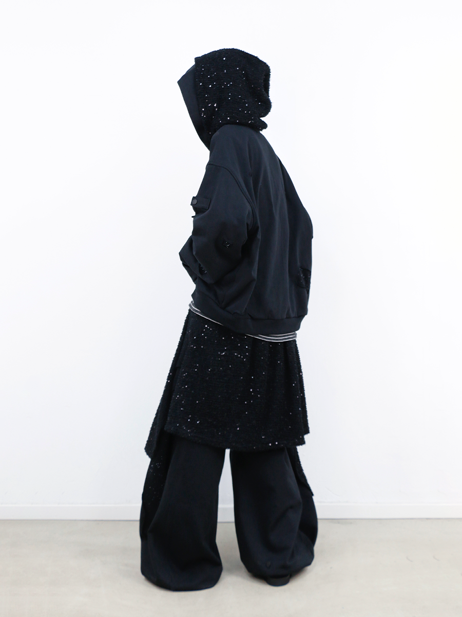 RELABEL Removable Fart Curtain Casual Sweatpants