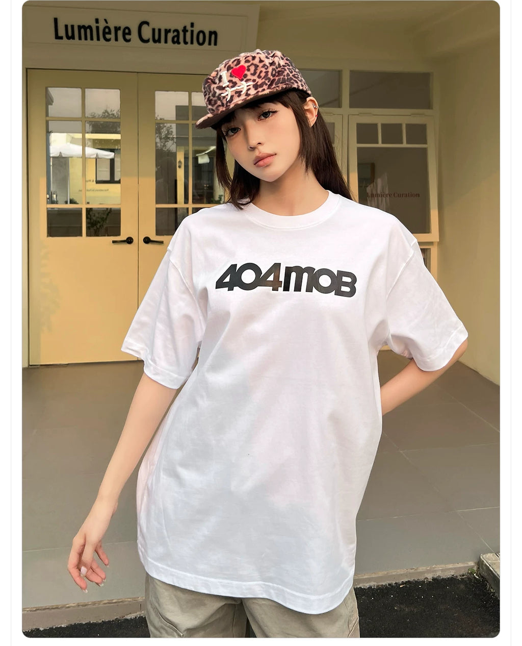 404MOB Simple Loose Versatile Tee