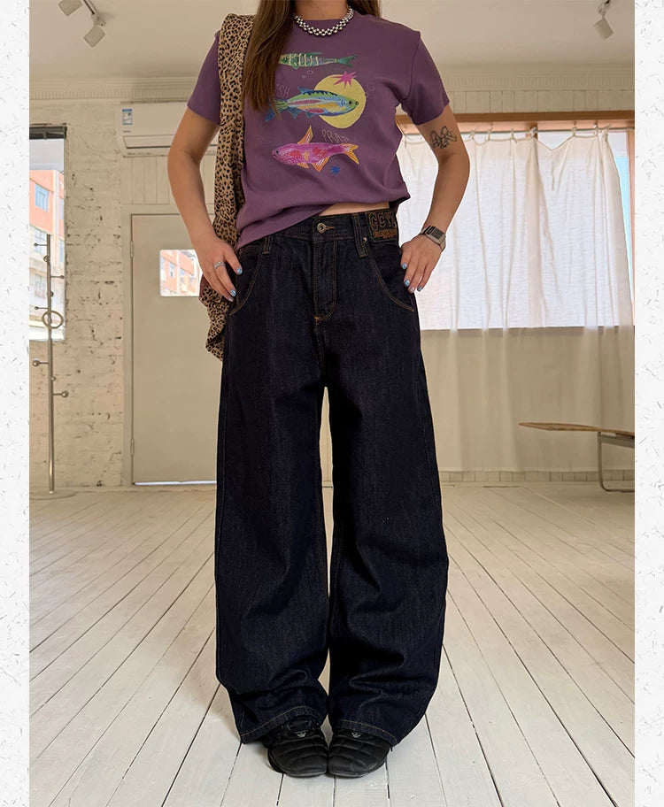 CCYE Straight Loose Casual Jeans