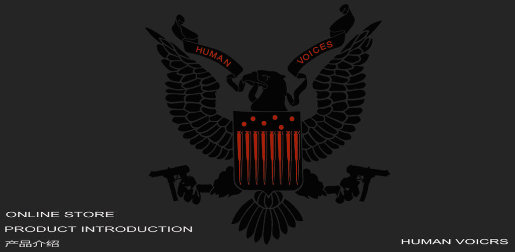 Human Voices Skull Guitar Print Destroy Mesh Long Sleeve