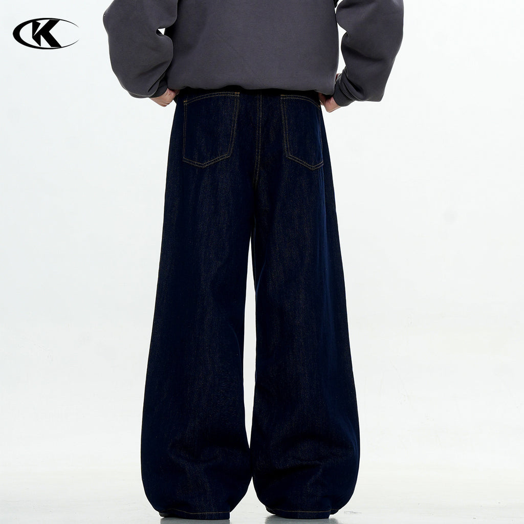 11KN blue straight jeans