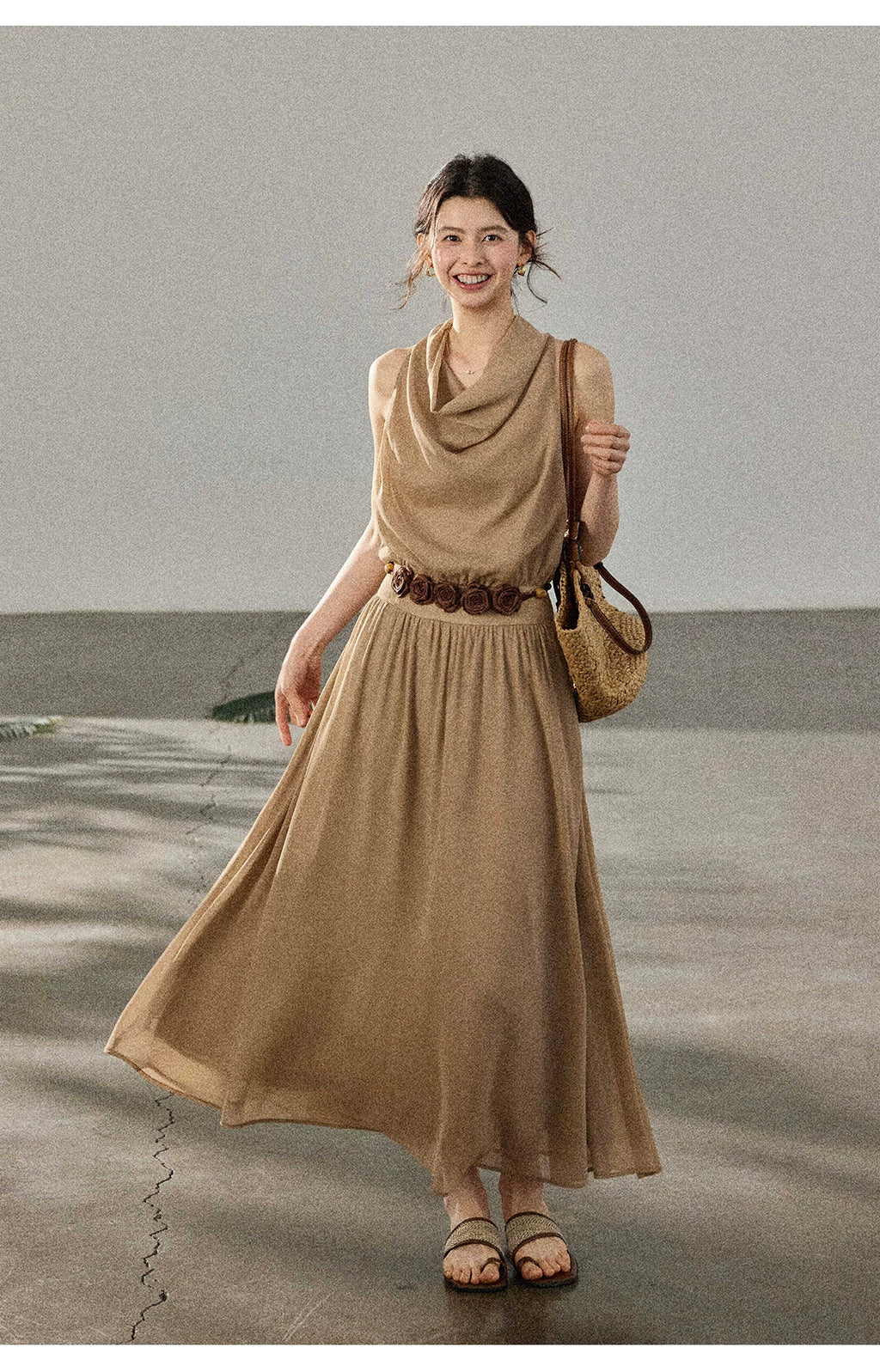 TYANG Neck Temperament Gentle Dress