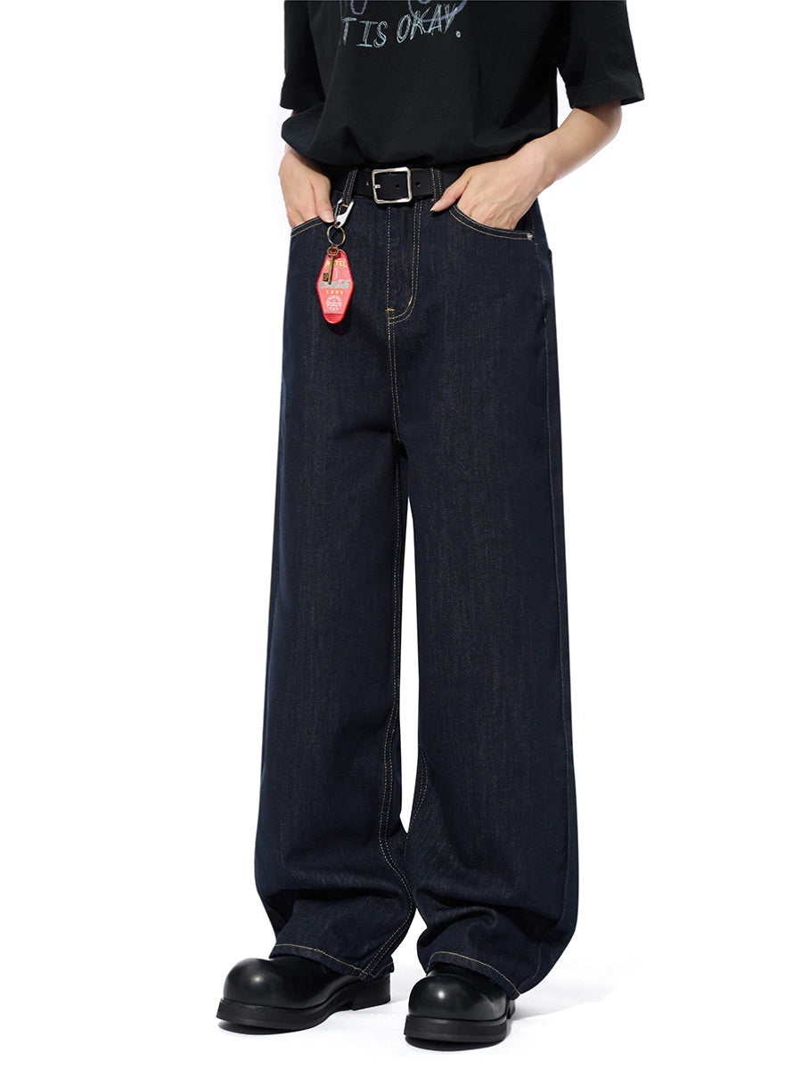 BTSG X Peoede Vintage Red Ear Denim Dark Blue Jeans