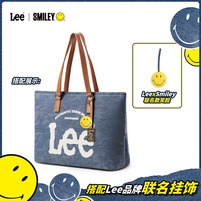 Lee Denim Casual Large Capacity Tote Bag