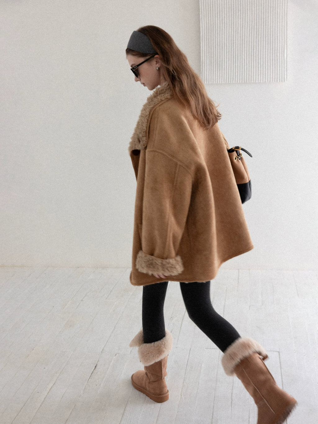 Cantonstory Korean Retro Vibe Warm Plush Jacket
