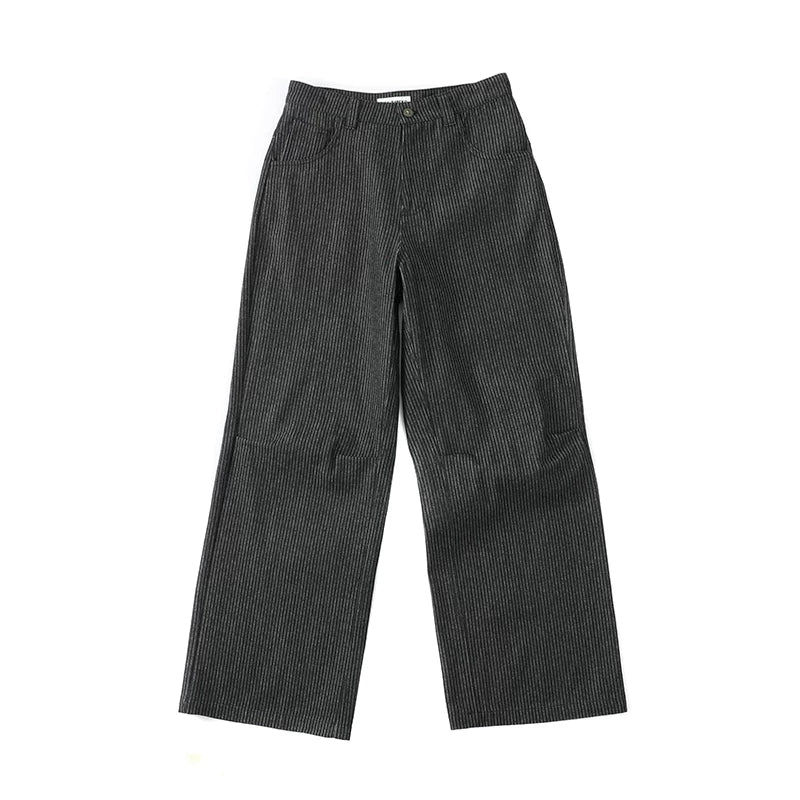 TWOMOONS Minimalist Striped Jeans