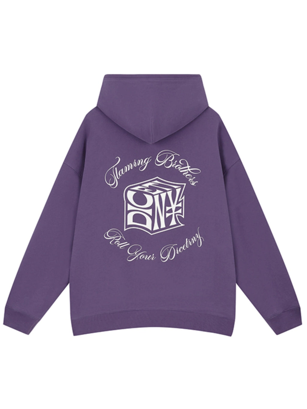 DICETINY "Dice of Destiny" Foam Alphabet Print Hooded Sweater