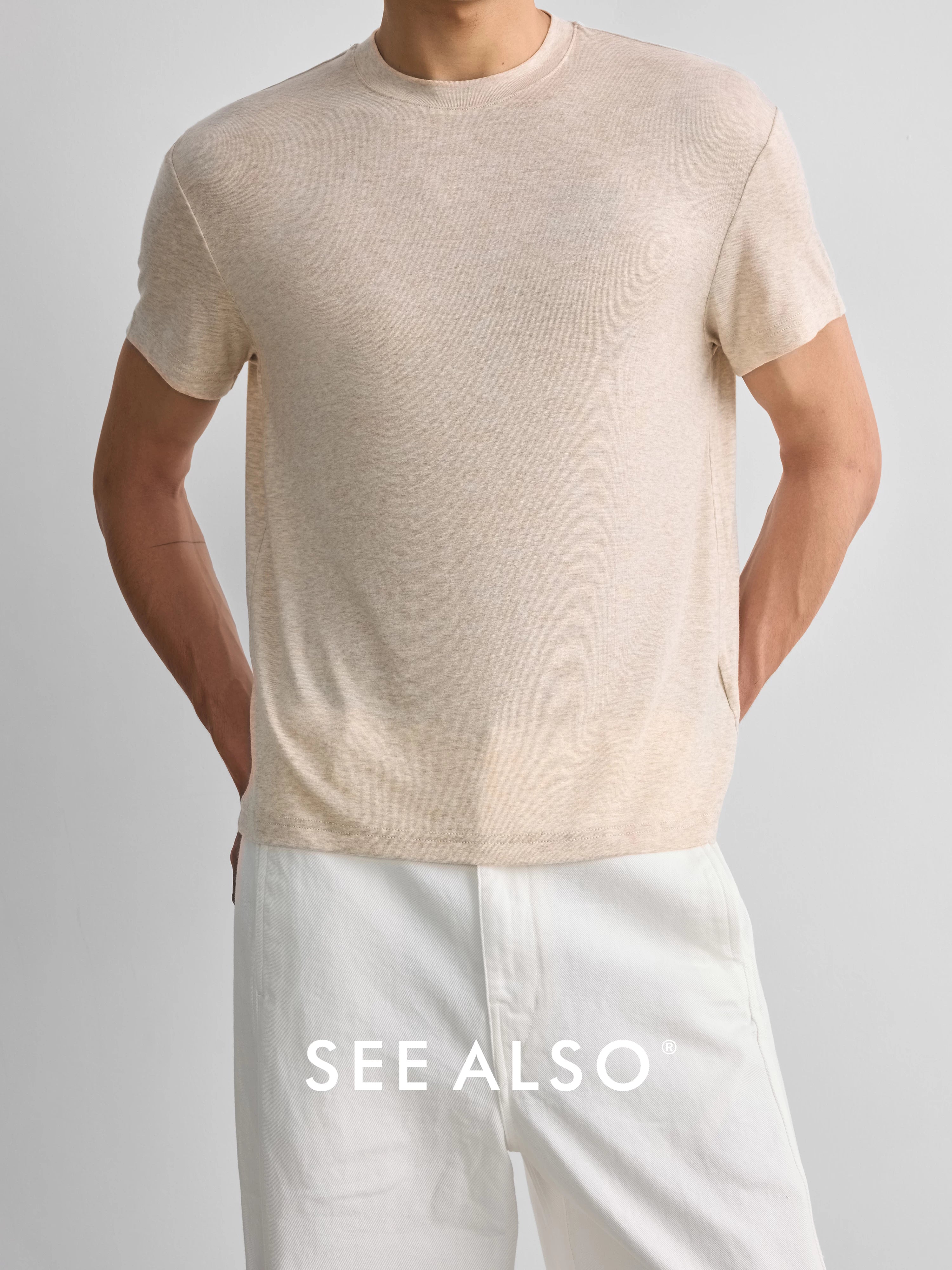 SEE ALSO Slack Minimalist Crew Neck Tee