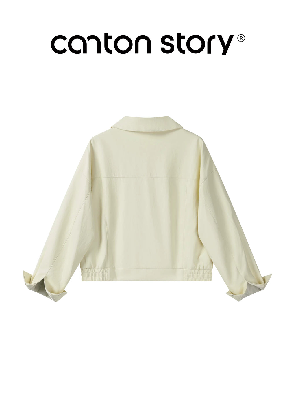 Cantonstory Fashion Loose Motorcycle Lapel Jacket