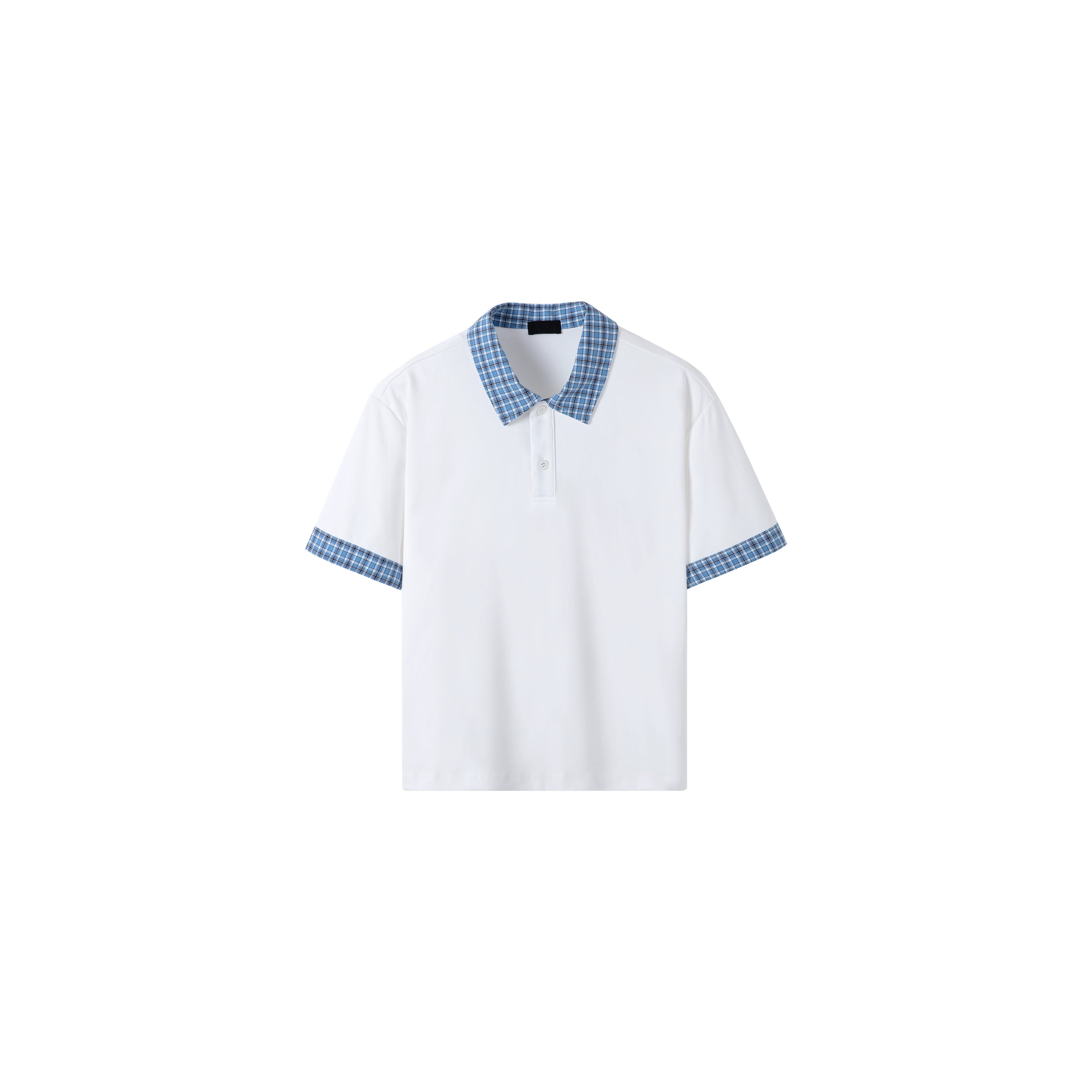PLUS NO LOGOmiu Color Matching Collar Polo Tee