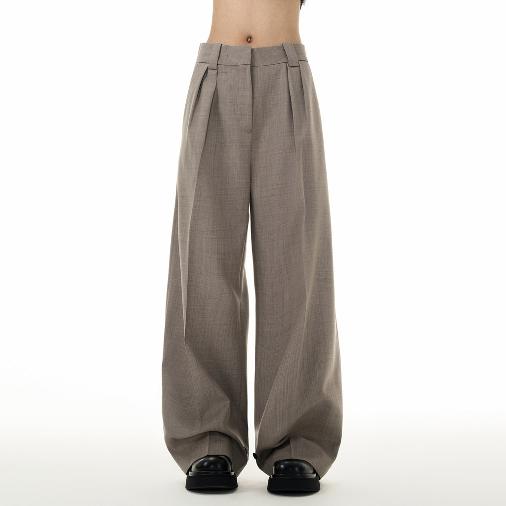 FLYOFF premium button gray pants