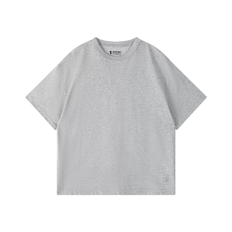 GOODLIVEABLE Cool Small Neckline Versatile Tee