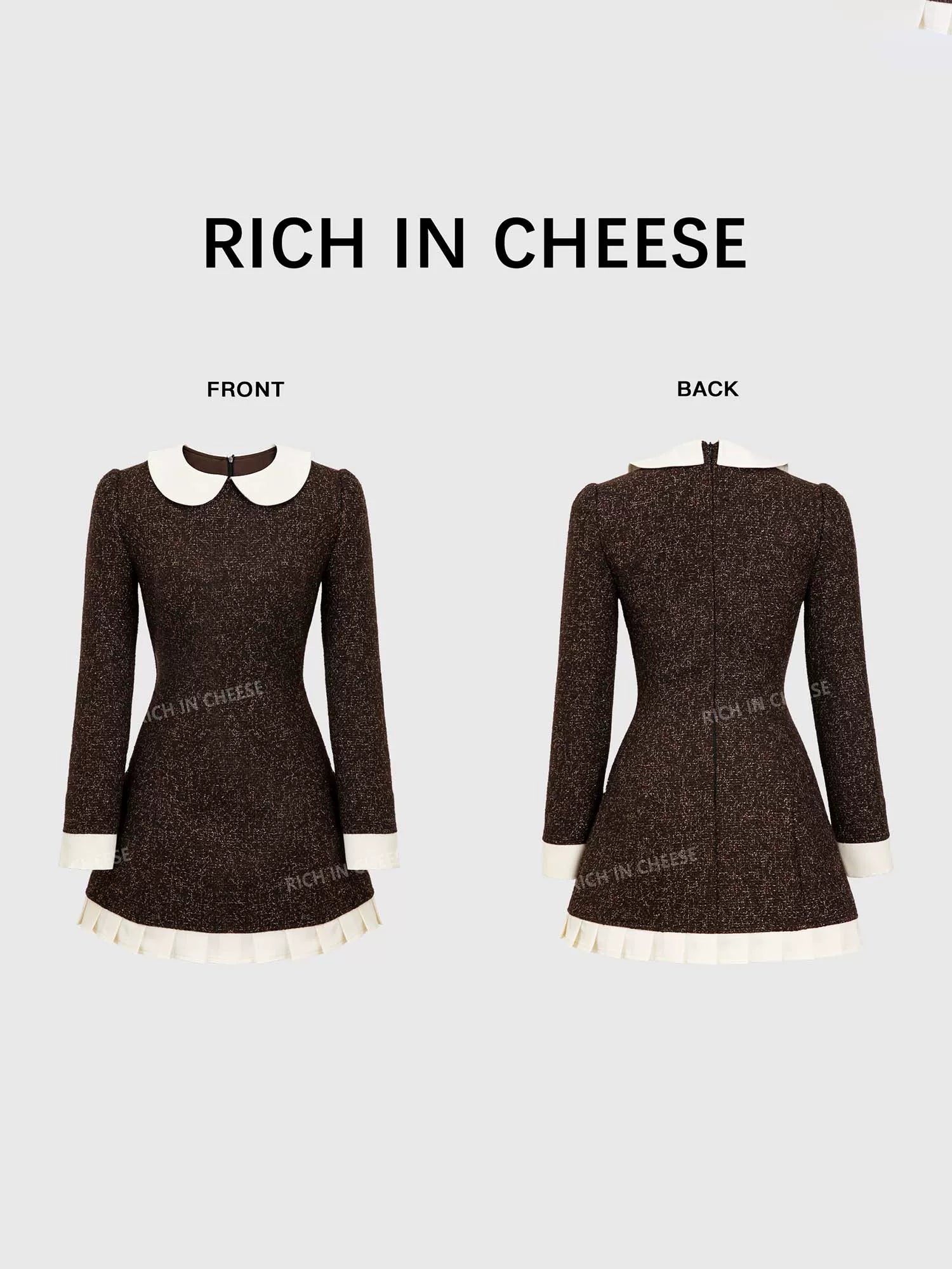 RICH IN CHEESE Waist A Word Dress