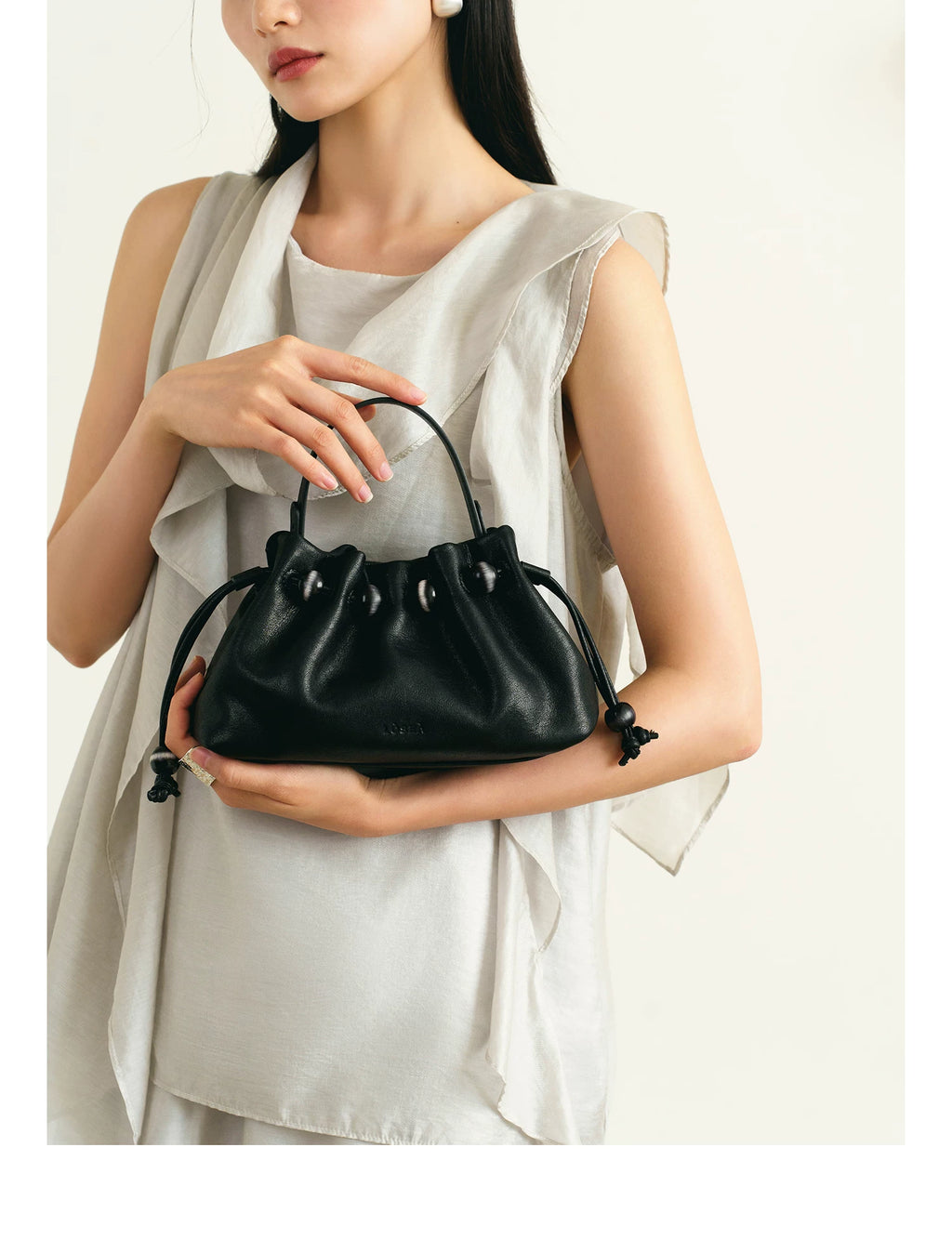 LOSEA Cowhide Strap Shoulder Messenger Bag