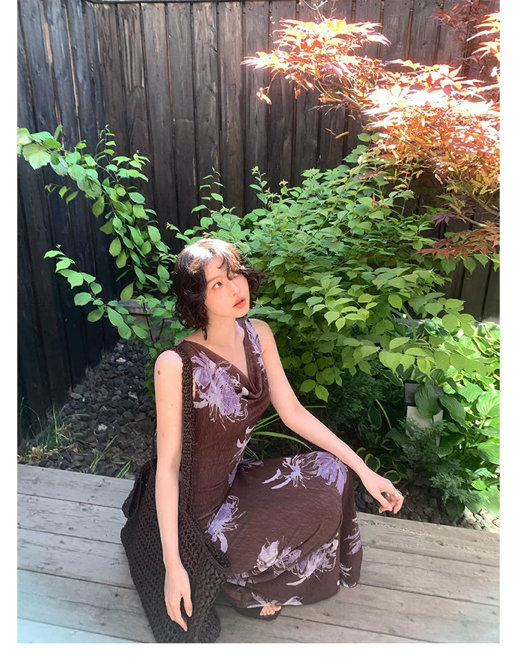 KELIFAN Retro Waist and Thin Dress