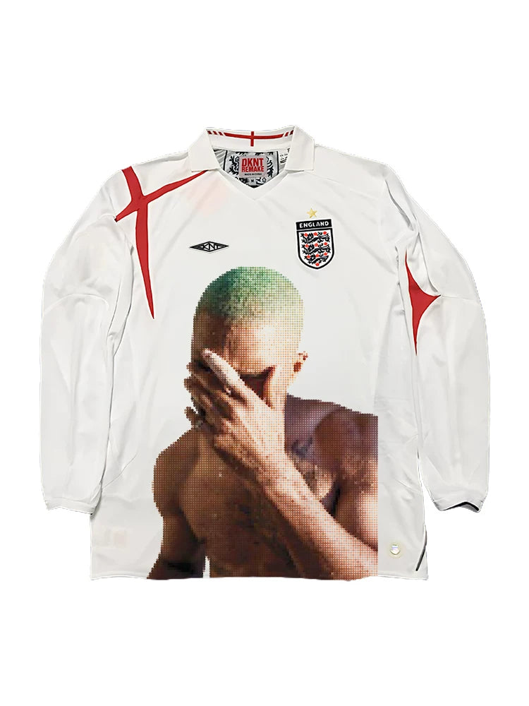 KANYE Retro Versatile Portrait Print Tee