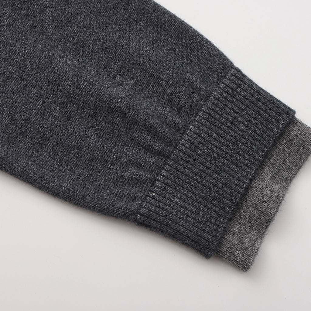 KNITRIOT Fake Two-piece Lapel Long-sleeved Knitted Sweater