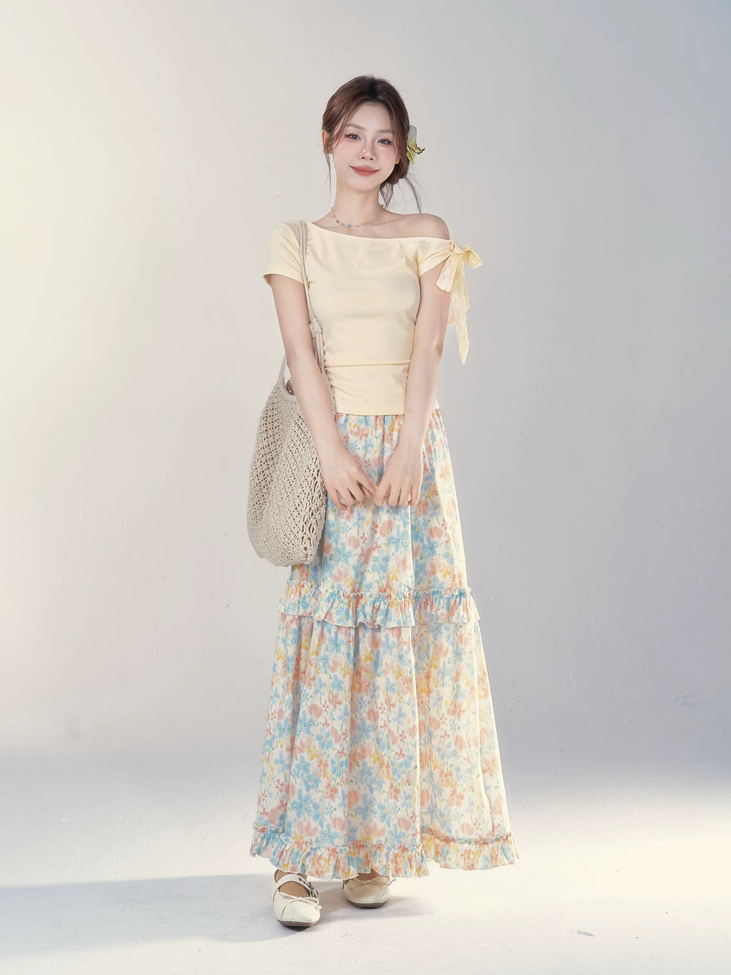 Wildberry Floral Patchwork Skirt