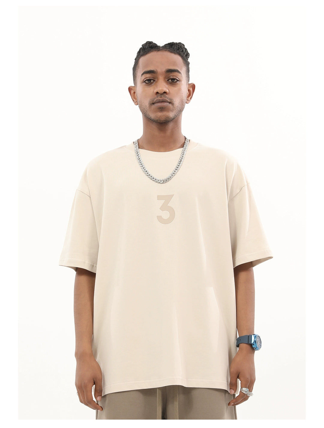 INNERSECT Simple Trendy Brand Loose Casual Tee