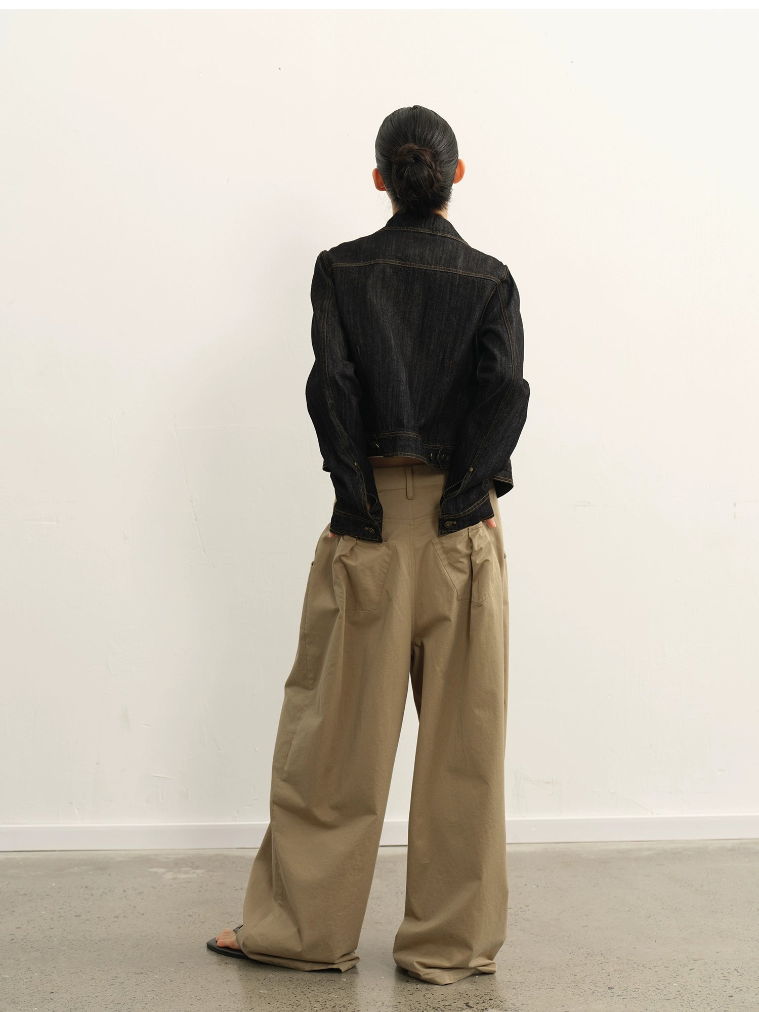 LINY LIBERTY Vintage Loose Denim Short Jacket