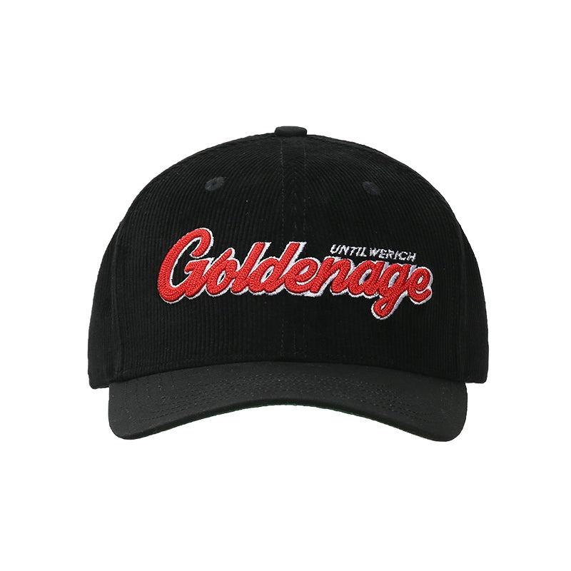 UNTILWERICH Corduroy Embroidered Three-dimensional Versatile Hat